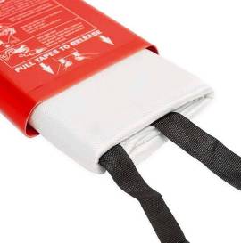 Crusader Red Fire Blanket 1m x 1m